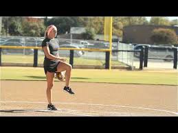 softball pitching tips generating leg