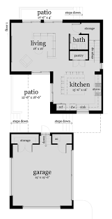 house plan with rooftop patio