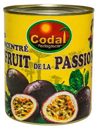 This fruit flourishes in tropical weather and you'll find the fresh fruit in summer. Concentrate Of Passion Fruit 85cl Codal Madagascar