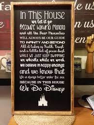 Disney Wooden Sign Wall Decor Gift