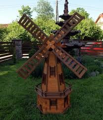 wooden windmill windmill wall decor