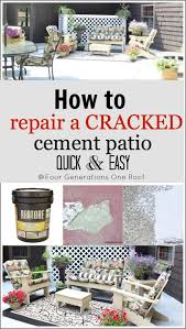 how to repair a ed and old cement