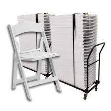 50 anpro resin folding chairs with