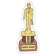 I thought since it was a legit dundie in a dundee mifflin. Dundie Award The Best Award You Can Ever Get Sticker By Theofficememe The Office Stickers The Office Characters Cute Stickers