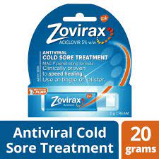 zovirax cold sore treatment cream 2g