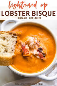 lightened up lobster bisque step by