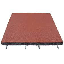 thick interlocking outdoor rubber tiles