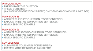 ielts two part question essay model answer