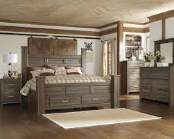 Shop bassett furniture's unbelievable selection of master bedroom sets, teen. Juararo 4pc Poster Storage Bedroom Set In Dark Brown