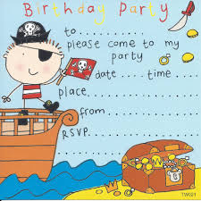 Pirate Childrens Party Invitation