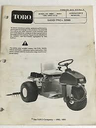 Toro Sand Pro 2020 Operator And Parts Catalog Also B S Motor