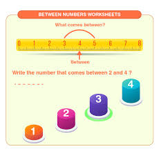 between numbers worksheets