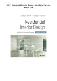 pdf residential interior design a