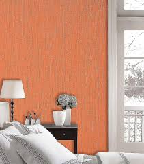 orange thread texture wallpaper bedroom