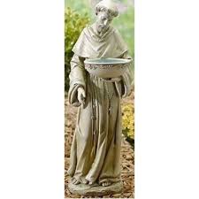 St Francis Figurine Solar And Lighted