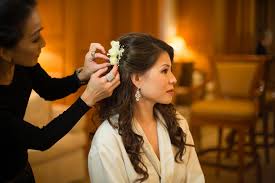 beautiful blushing asian bridal makeup