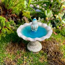 Fairy Garden Bird Bath Fountain