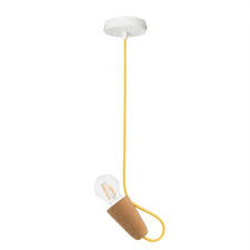 Sininho Pendant Lamp In Light Cork With