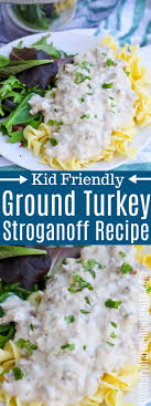 ground turkey stroganoff recipe the