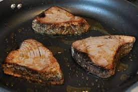 tuna steaks with lemon parsley er