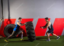 tractor tire workout gym exercise