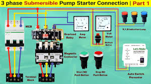 3 phase submersible pump starter