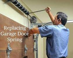 repair or replace a garage door spring