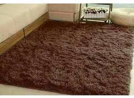 generic 7 by 8 fluffy carpet brown