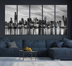 Canvas Print Chicago City Skyline