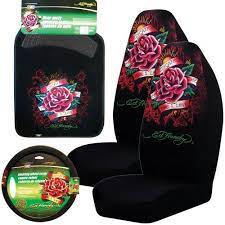 Ed Hardy Seat Covers Steering Wheel Cover