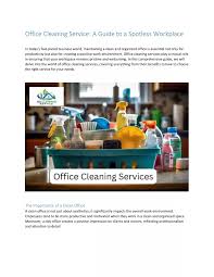 ppt office cleaning services