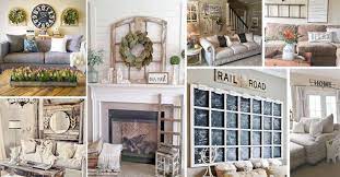 32 beautiful rustic living room wall