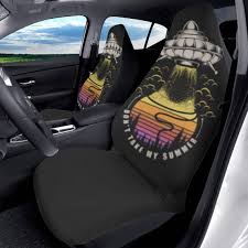 Alien Ship Car Seat Covers Flying