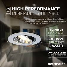 dimmable led downlight maya chrome