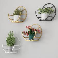 Modern Metal Wall Mounted Plant Stand