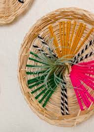 Woven Diy Wall Decor A Wicker Plate Craft