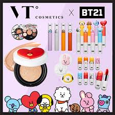 vt cosmetic bt21 x vt collaboration