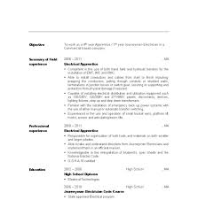 Sample Resume Electrician Electrician Resume Samples Templates Co
