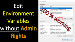 set path variable without admin rights
