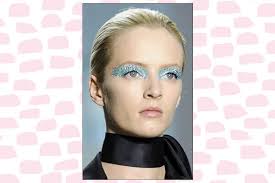 runway inspired glitter makeup looks