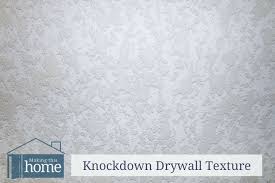 ceiling and wall textures knockdown
