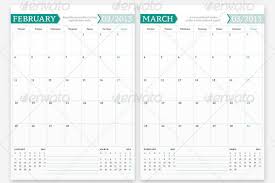 37 Beautiful Indesign Calendar Templates Design Freebies
