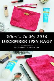 2016 december ipsy glam bag unboxing