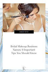 bridal makeup business names 9