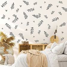Leaves Wall Decals Large Rustic