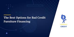 bad credit furniture financing