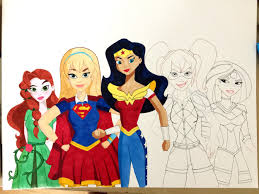 This will be a guide for the top part of wonder woman's head. Dc Superhero Girls The Art Gear Guide