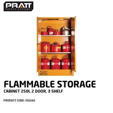 flammable liquid storage cabinet 250l