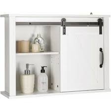 Costway Wall Storage Cabinet With