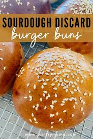 sourdough discard hamburger buns recipe